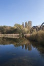 KÃÂ¡nyavÃÂ¡ri bridge in Kis Balaton in Hungary