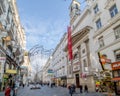 KÃÂ¤rntner StraÃÅ¸e Ã¢â¬â Carinthian Street Ã¢â¬â in Vienna, Austria Royalty Free Stock Photo