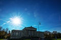 KÃÂ¶nigsplatz Munich under Blue Sky Royalty Free Stock Photo