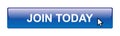 Join today button Royalty Free Stock Photo