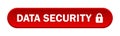 Data security button Royalty Free Stock Photo