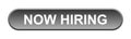 Now hiring button Royalty Free Stock Photo