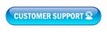 Customer support button Royalty Free Stock Photo