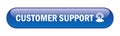 Customer support button Royalty Free Stock Photo