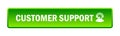 Customer support button Royalty Free Stock Photo