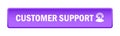 Customer support button Royalty Free Stock Photo