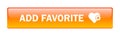 Add favorite heart icon web button