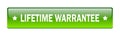Lifetime warrantee button Royalty Free Stock Photo