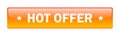 Hot offer icon button Royalty Free Stock Photo