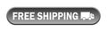 Free shipping truck icon button Royalty Free Stock Photo