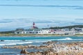 L`Agulhas town and lighthouse, southern most in Africa
