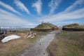 L`anse Aux Meadows Viking Village, National Historic Site, Newfoundland Royalty Free Stock Photo