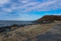 L`Anse aux Meadows - Viking`s settlement, Newfoundland, Canada Royalty Free Stock Photo