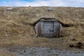 L`Anse aux Meadows - Viking`s settlement, Newfoundland, Canada Royalty Free Stock Photo