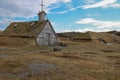 L`Anse aux Meadows - Viking`s settlement, Newfoundland, Canada Royalty Free Stock Photo