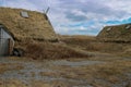 L`Anse aux Meadows - Viking`s settlement, Newfoundland, Canada Royalty Free Stock Photo