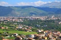 l`aquila city of abruzzo italy Royalty Free Stock Photo