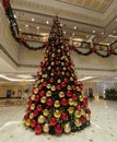 L`Arc Hotel Macau Xmas Tree Indoor Macao Merry Christmas Trees Ornaments Lanterns Decoration Day Photography Santa Claus Royalty Free Stock Photo