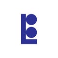 L B logo name design