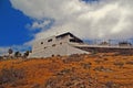 L calm summer cloudy landscape from the Spanish Canary Island Lanzarote Royalty Free Stock Photo