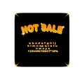 Hot sale sticker font effec, Royalty Free Stock Photo