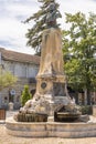 Monument to Alphonse Benoit in L`Isle-sur-la-Sorgue