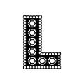 L Letter Creative Diamond luxury Modern Logo Design Company Concept