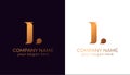 L logo. L letter logo template elements. personal monogram. Vector elegant logo. letter L logo design letter L luxurious Royalty Free Stock Photo