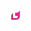 L Logo Simple Design. Letter L Leaf Logo