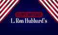 L. Ron Hubbard\'s Birthday Stylish Text illustration Design