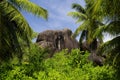 L'Union Estate, La Digue, Seychelles islands Royalty Free Stock Photo