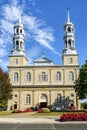 Parish of Saint-Eustache is a Roman Catholic rite church built in 1783 Royalty Free Stock Photo