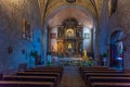 La Alberca, Spain, May 19, 2021: Interior of Church of Lady of A