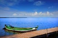 La Albufera lake in Valencia El Saler Spain Royalty Free Stock Photo