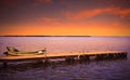 La Albufera lake in Valencia El Saler Spain Royalty Free Stock Photo