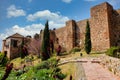La Alcazaba gardens in Malaga
