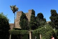 La Alcazaba, Histiric Building, Malaga, Spain Royalty Free Stock Photo