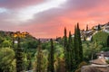 La Alhambra and Sacromonte during sunset 4