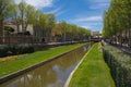 La Basse canal in downtown Perpignan Royalty Free Stock Photo