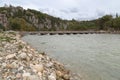 La beaume village in the Ardeche river Royalty Free Stock Photo