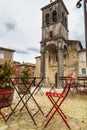 La beaume village in the Ardeche river Royalty Free Stock Photo