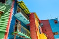La Boca colorful houses, Buenos Aires, Argentina. Royalty Free Stock Photo