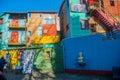 La Boca colorful houses neighborhood, Buenos Aires, Argentina Royalty Free Stock Photo