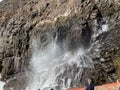 La Bufadora Blowhole in Ensenada, Mexico Royalty Free Stock Photo