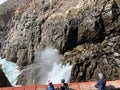 La Bufadora Blowhole in Ensenada, Mexico