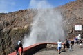 La Bufadora Blowhole in Ensenada, Mexico Royalty Free Stock Photo