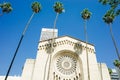 LA, California - mar 2th 2024 Wilshire Boulevard Temple Royalty Free Stock Photo