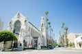 LA, California - mar 2th 2024 Wilshire Boulevard Temple Royalty Free Stock Photo