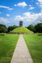 D-Day world war two German cemetery memorial at La Cambe, near Omaha Beach, Normandy, France Royalty Free Stock Photo