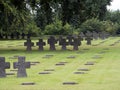 La Cambe German war cemetery, France Royalty Free Stock Photo